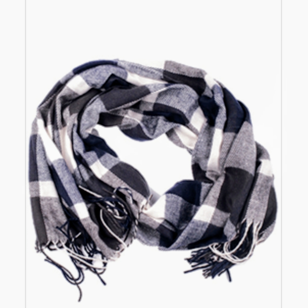 Plush apparel scarf